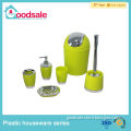 Wholesale Colorful Plastic Bathroom Accessory Set